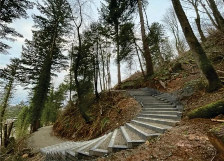 Little Mountain Stairs in Chilliwack, British Columbia.