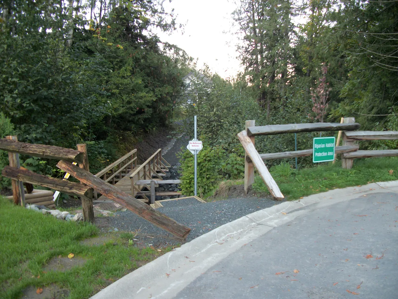 Pirie Brook Trail in Chilliwack, British Columbia.