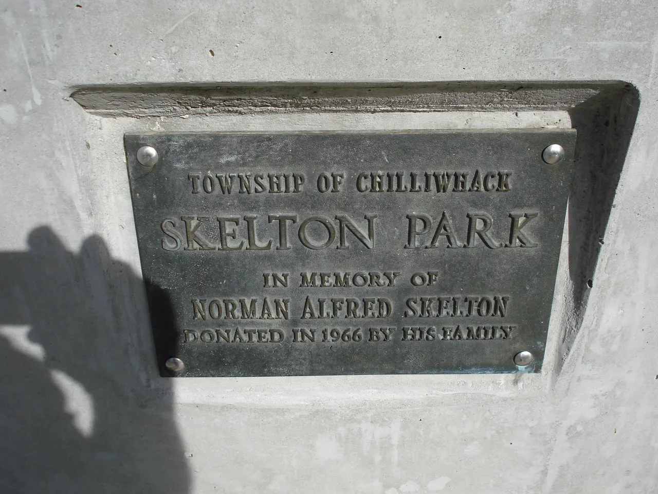 Skelton Park in Chilliwack, British Columbia.