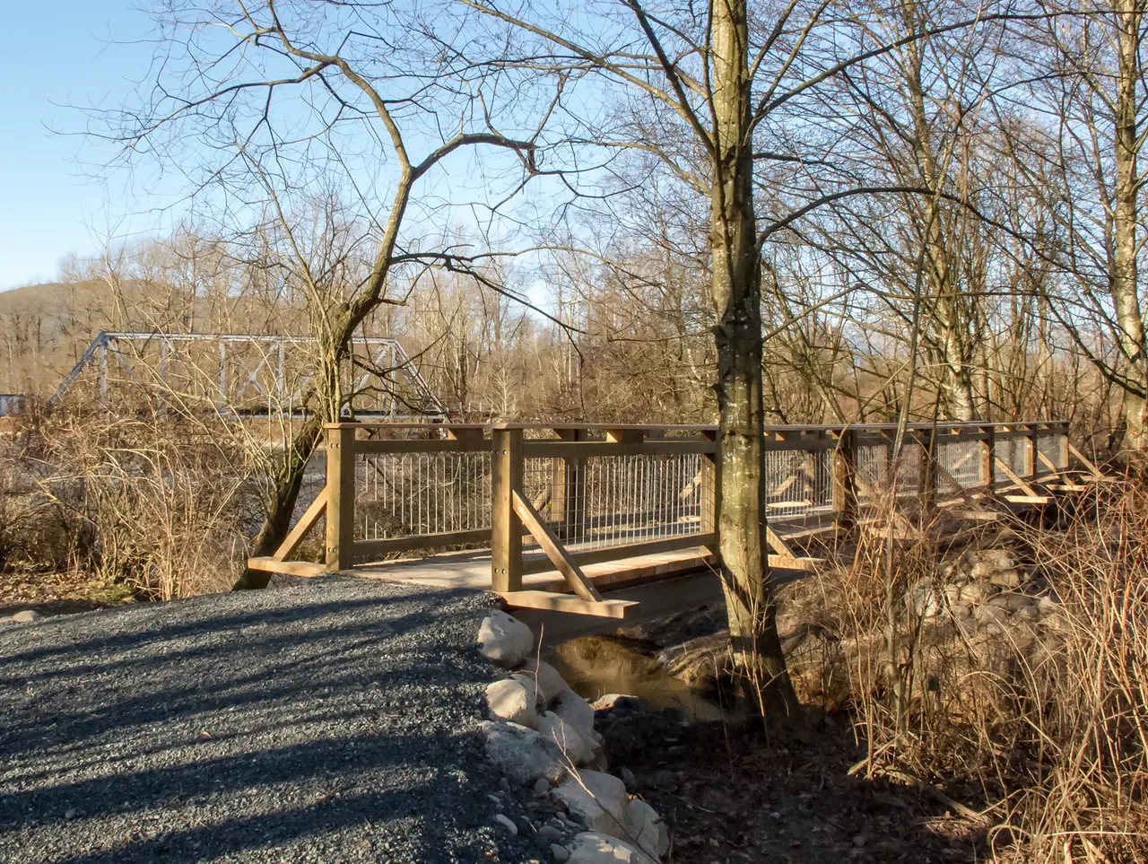 Street Creek Trail in Chilliwack, British Columbia.