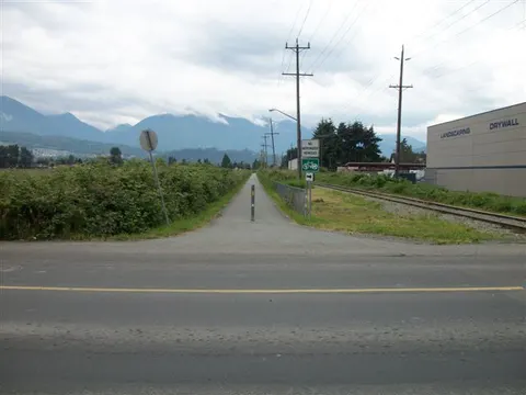 The Valley Rail Trail in Chilliwack, British Columbia.