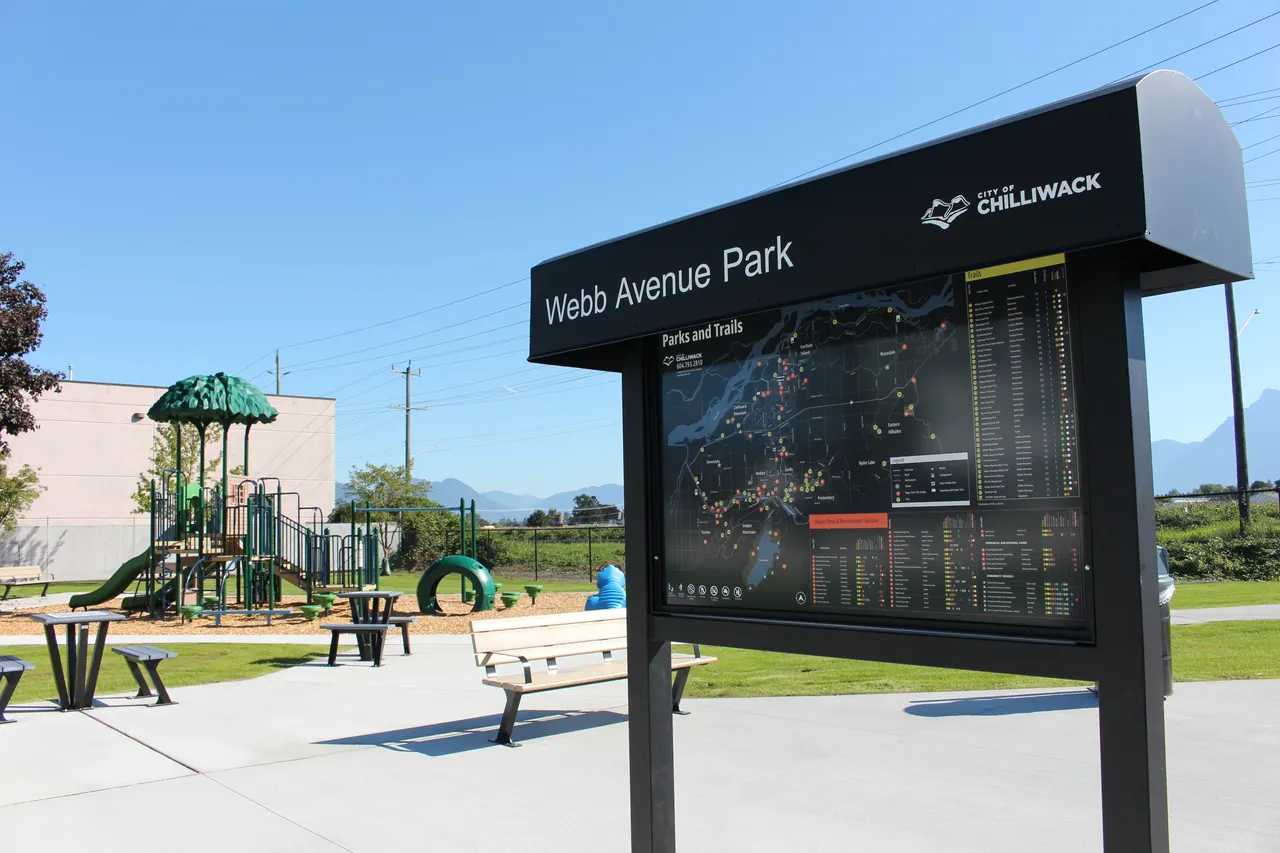 Webb Avenue Park in Chilliwack, British Columbia.