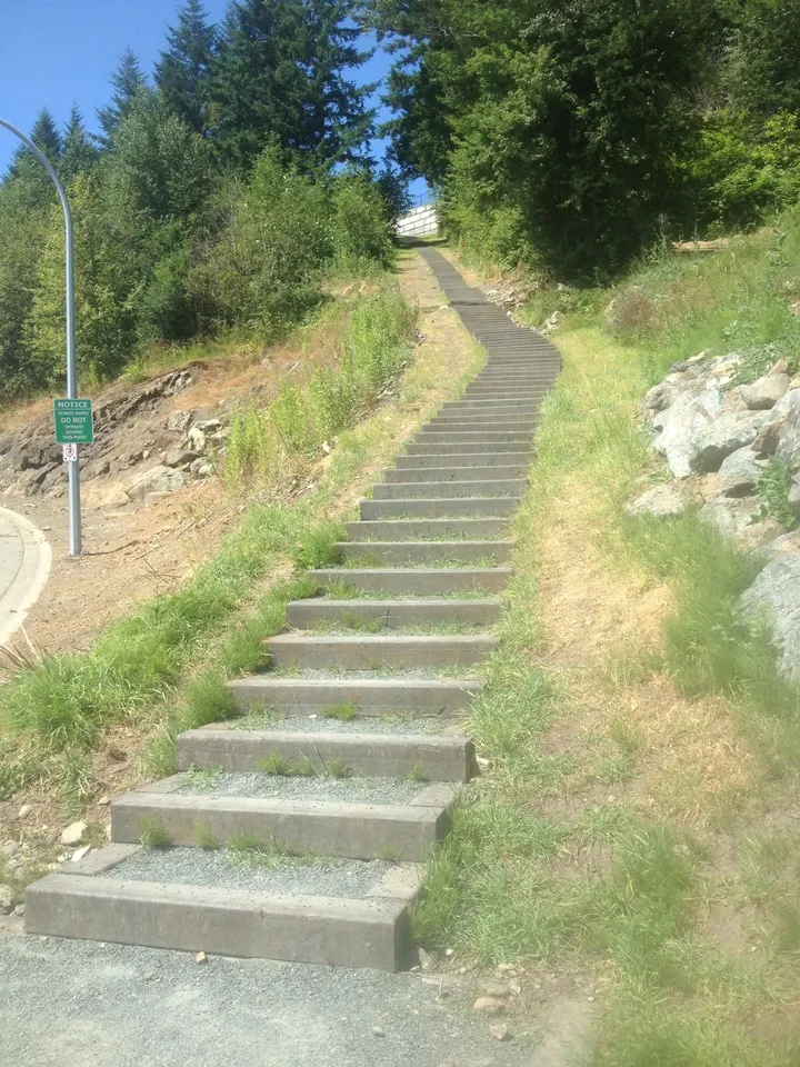 Weeden Stairs in Chilliwack, British Columbia.